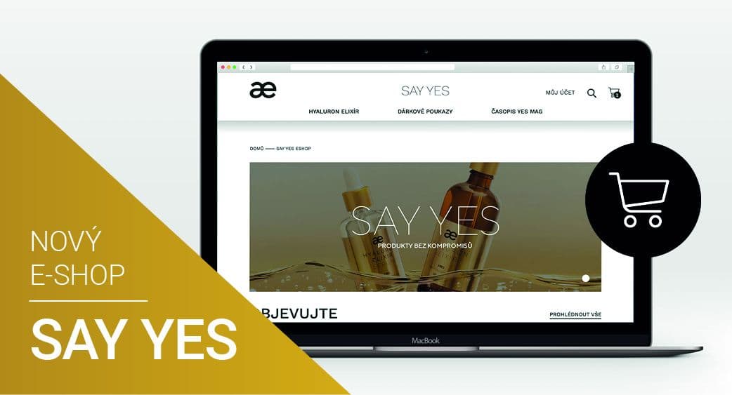 Klinika YES VISAGE představuje svůj nový e-shop. Na jednom místě, z pohodlí domova zakoupíte všechny naše bestsellery – Hyaluron Elixir, Hyaluron Elixir Serum, dárkové poukazy atd.